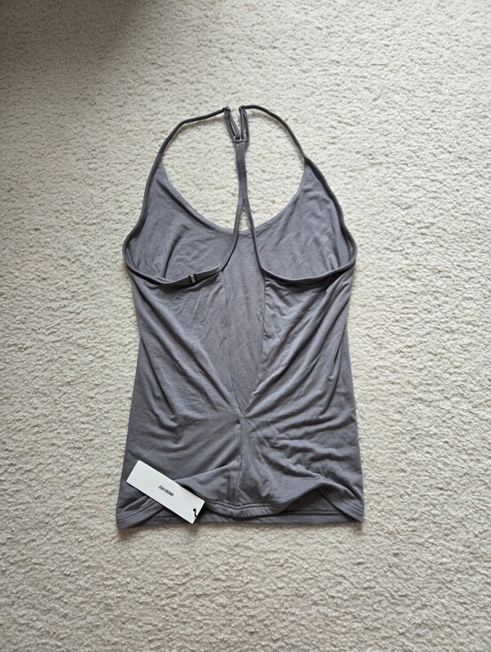 Joah Brown Tops - Joah Brown Gray Racerback Halter Tank Top